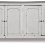 Ashley Furniture - MIRIMYN ANTIQUE WHITE DOOR ACCENT CABINET - Wood - Cabinets - Additional View 3