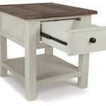 Ashley Furniture - BOLANBURG END TABLE - White Wood - Tables - Additional View 3