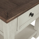 Ashley Furniture - BOLANBURG END TABLE - White Wood - Tables - Additional View 5