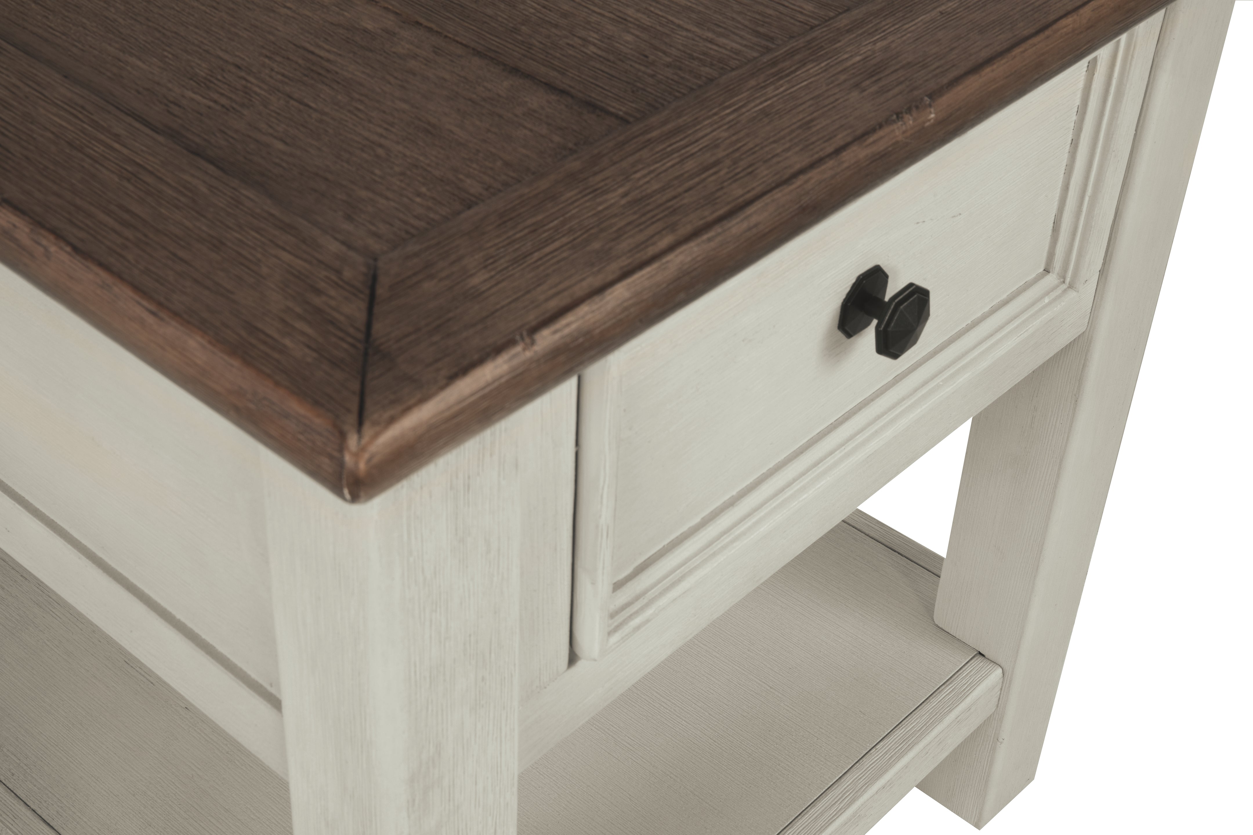 Ashley Furniture - BOLANBURG END TABLE - White Wood - Tables - Additional View 5
