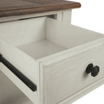 Ashley Furniture - BOLANBURG END TABLE - White Wood - Tables - Additional View 6