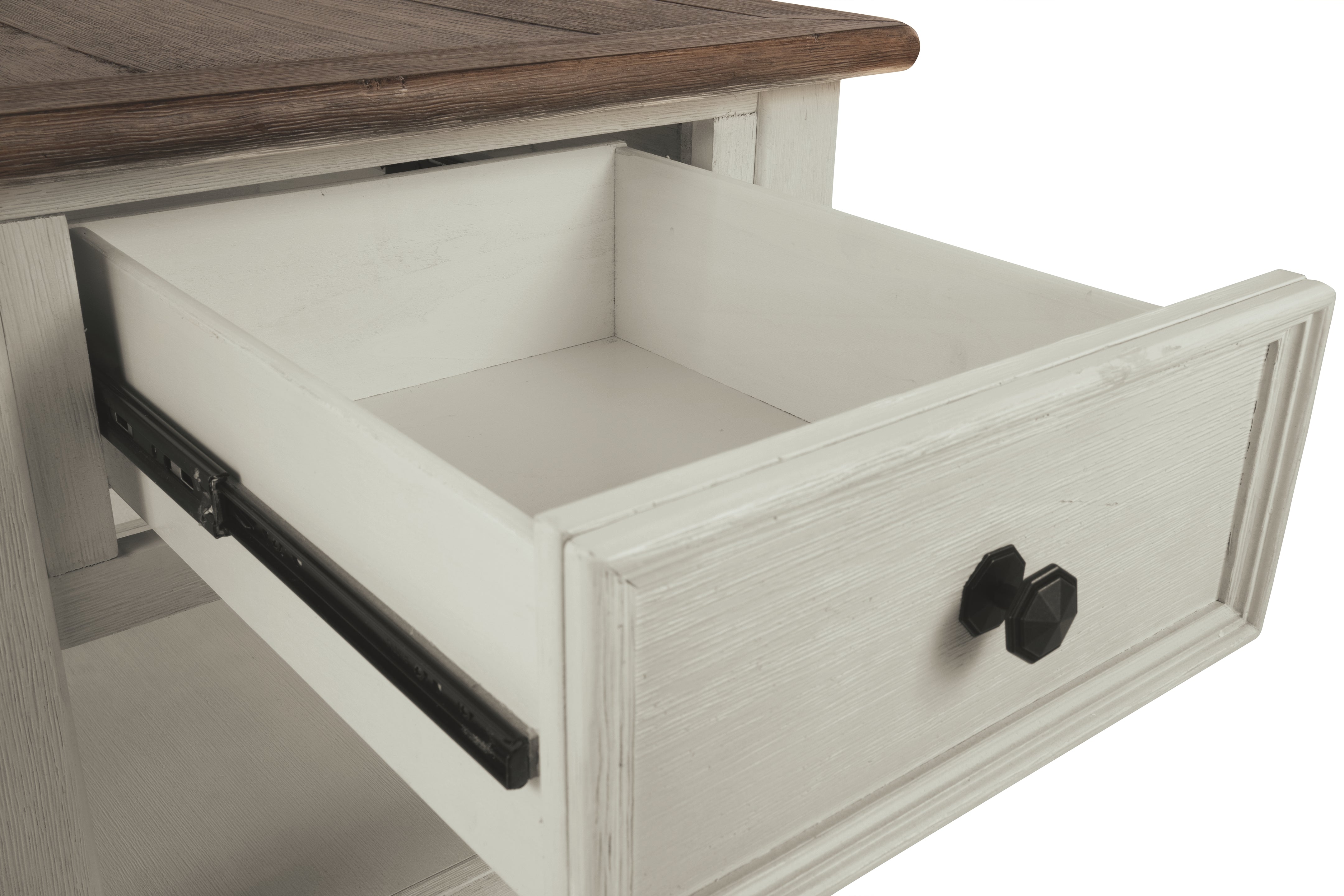 Ashley Furniture - BOLANBURG END TABLE - White Wood - Tables - Additional View 6