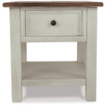 Ashley Furniture - BOLANBURG END TABLE - White Wood - Tables - Additional View 7