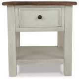Ashley Furniture - BOLANBURG END TABLE - White Wood - Tables - Additional View 7