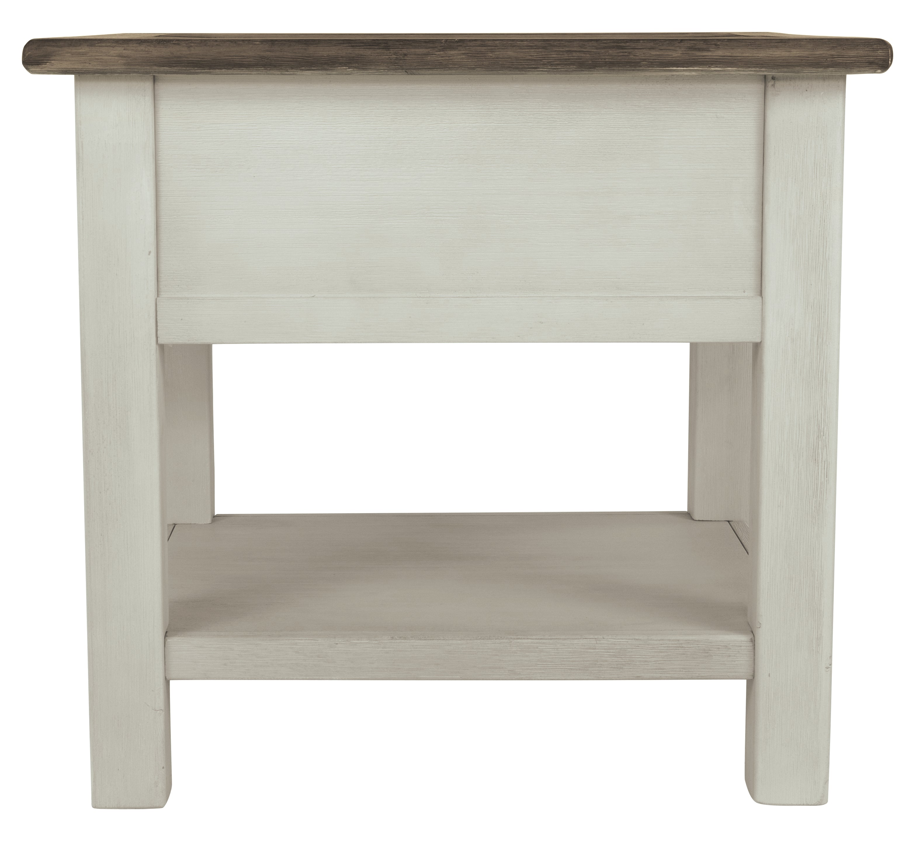 Ashley Furniture - BOLANBURG END TABLE - White Wood - Tables - Additional View 8
