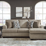 Ashley Furniture - Stonemeade Sofa Chaise - Taupe - Light Brown Fabric - Sofas - Additional View 1