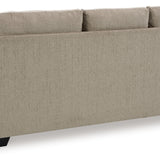 Ashley Furniture - Stonemeade Sofa Chaise - Taupe - Light Brown Fabric - Sofas - Additional View 5