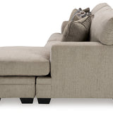 Ashley Furniture - Stonemeade Sofa Chaise - Taupe - Light Brown Fabric - Sofas - Additional View 6