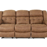 HAYGEN ALMOND RECLINING SOFA