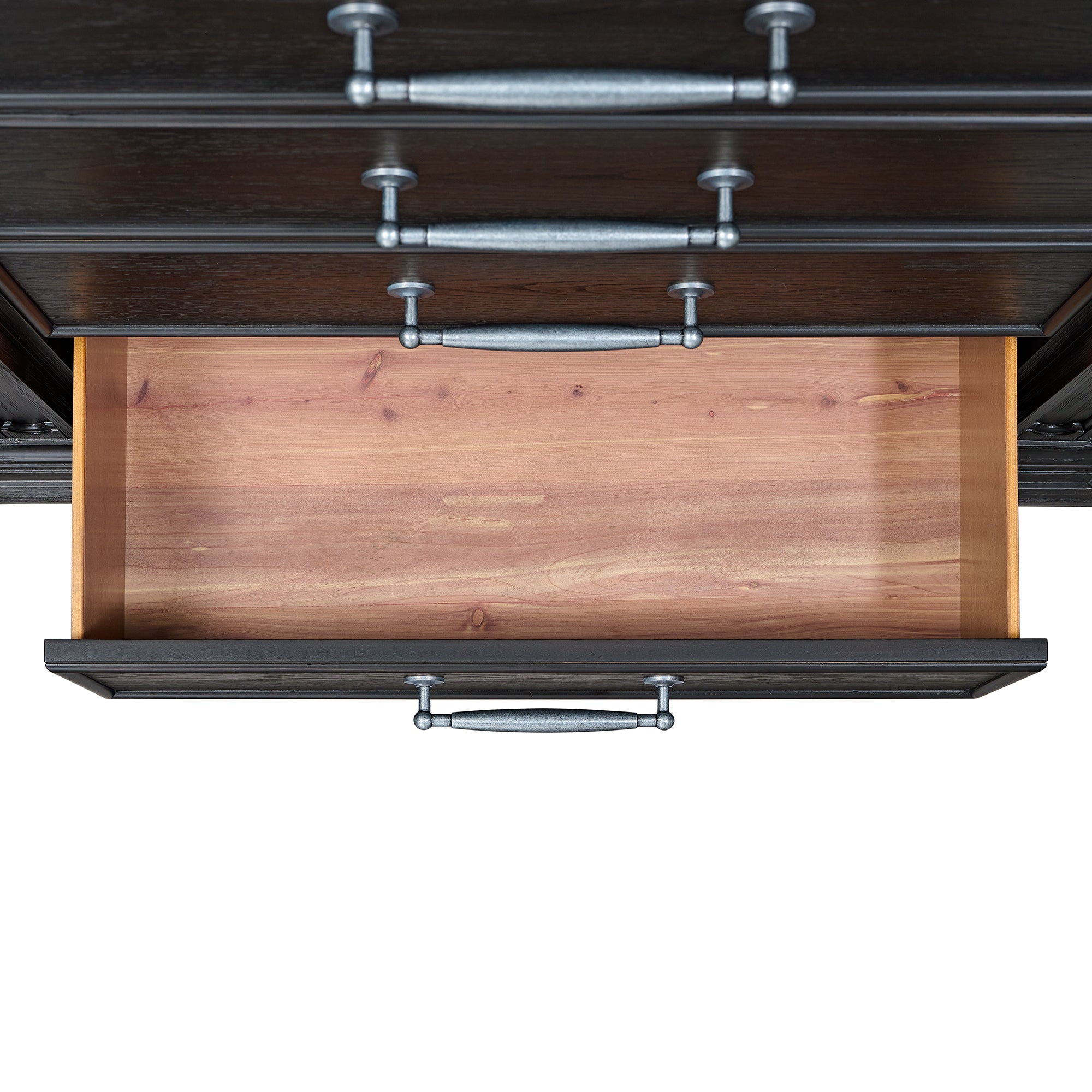 Elements International - KINGS COURT BLACK CHEST - Wood - Chests - Additional View 7