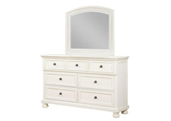 Kingsman Dresser And Mirror - White