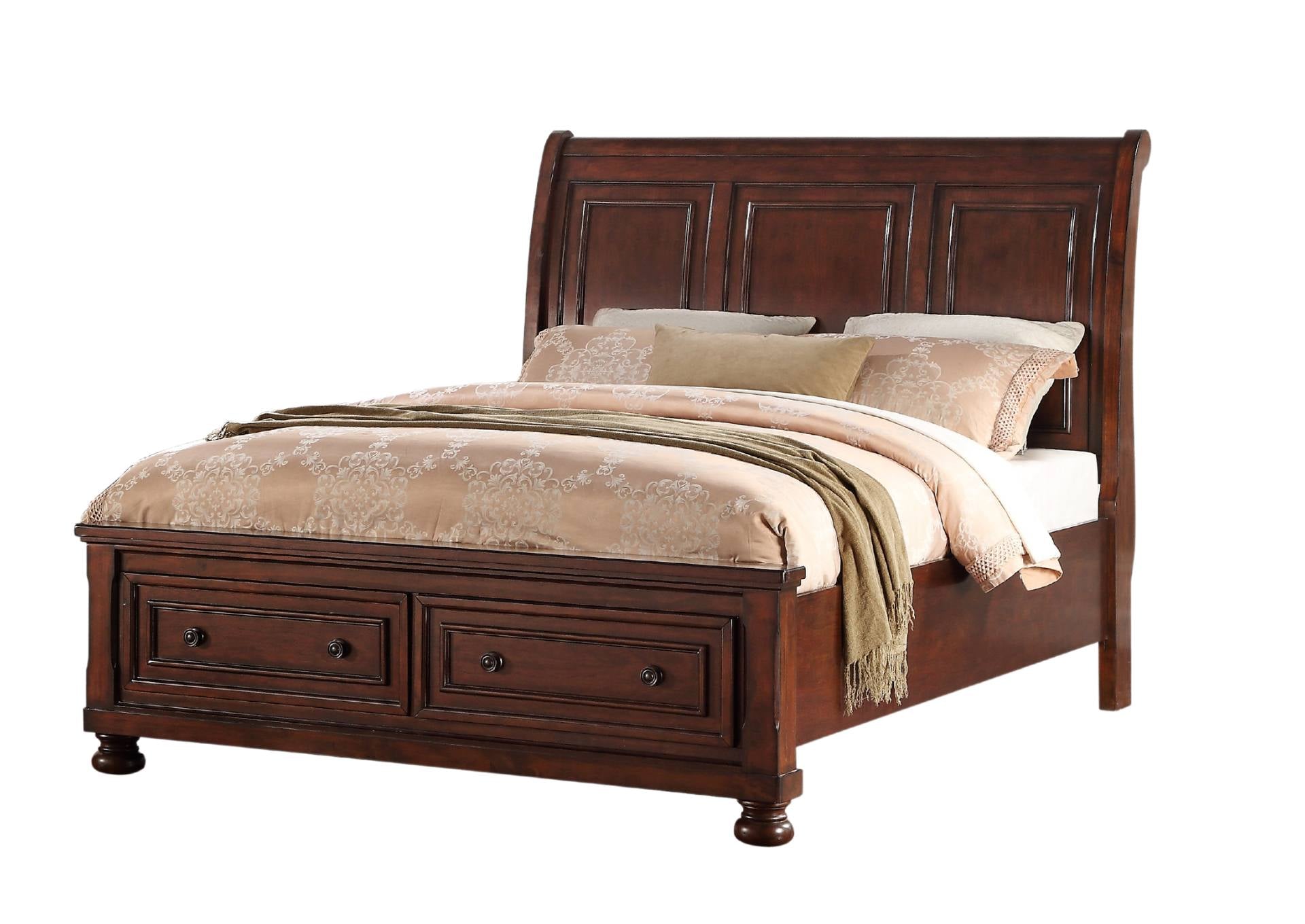 Kingsman King Bed - Cherry