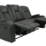 ABILENE GRANITE RECLINING SOFA WITH DROP DOWN TABLE - Additional View 3