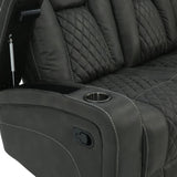 ABILENE GRANITE RECLINING SOFA WITH DROP DOWN TABLE - Additional View 5