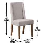 Steve Silver Furniture - Riverdale 6 Piece Dining Table Set - Light Brown Wood - Dining Room Sets - Additional View 6