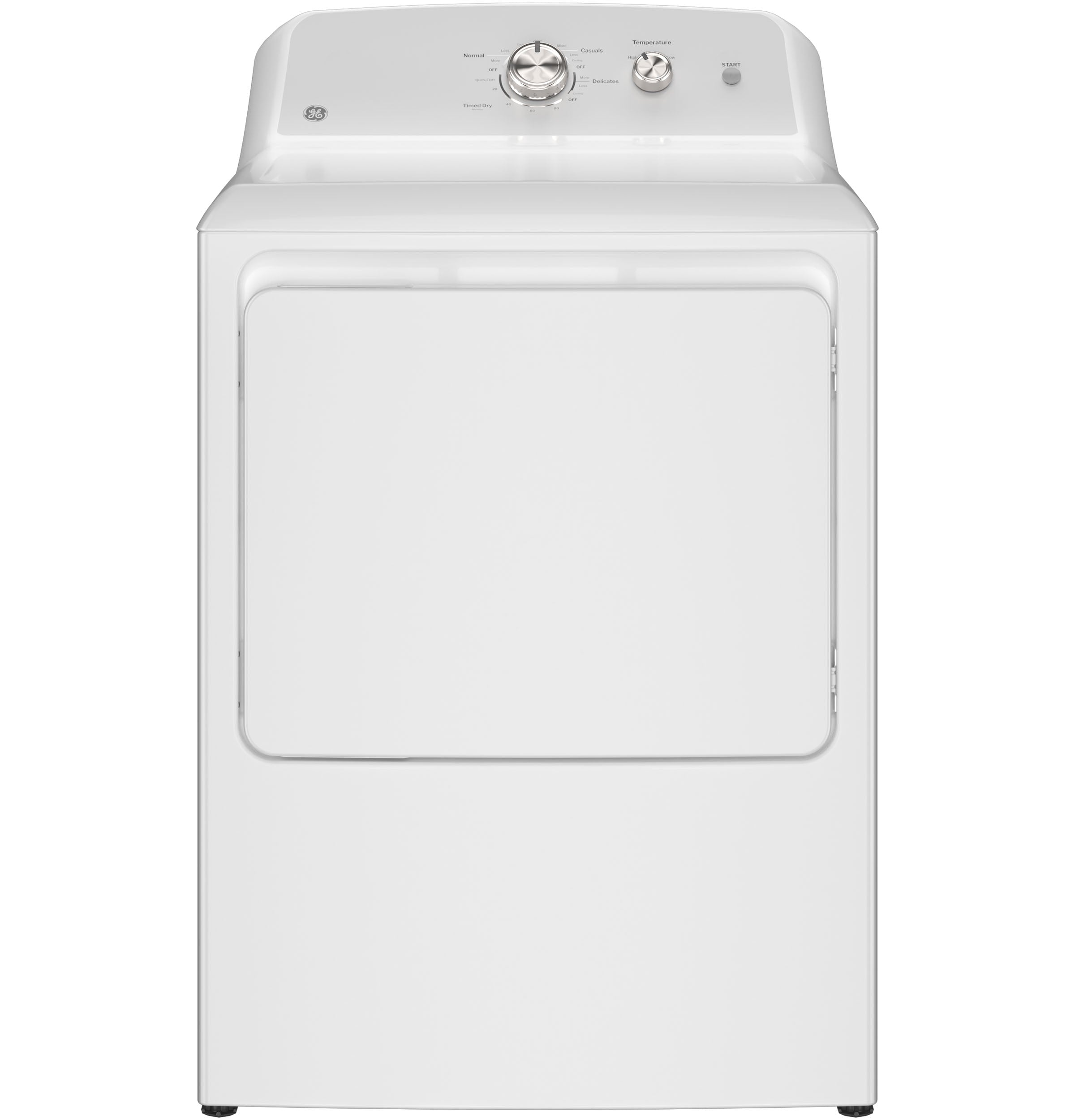 GE 7.2 Cu. Ft. Capacity Electric Dryer With Up To 120 Ft. Venting​ And Reversible Door​ - White - Dryers