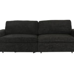 LACHLAN EBONY POWER SOFA WITH SLIDING SEATS