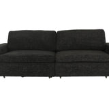 LACHLAN EBONY POWER SOFA WITH SLIDING SEATS