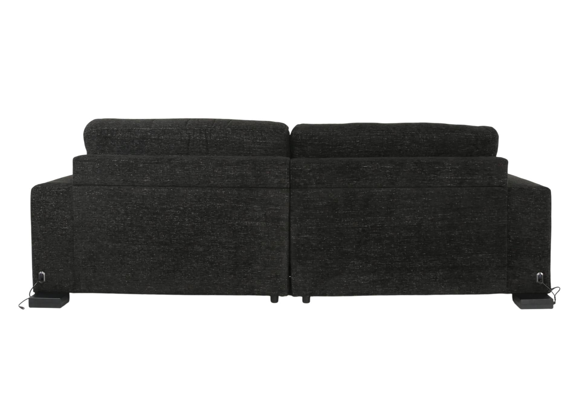 LACHLAN EBONY POWER SOFA WITH SLIDING SEATS - Additional View 5
