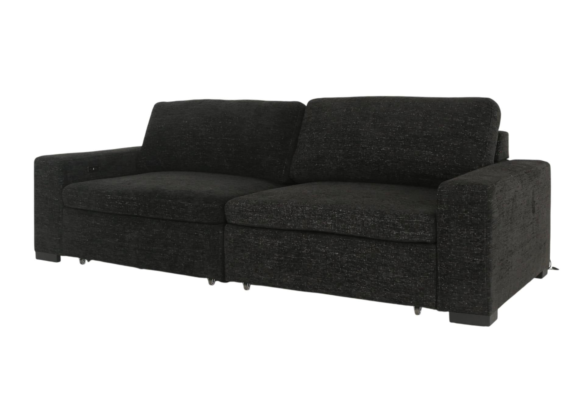 LACHLAN EBONY POWER SOFA WITH SLIDING SEATS - Additional View 7
