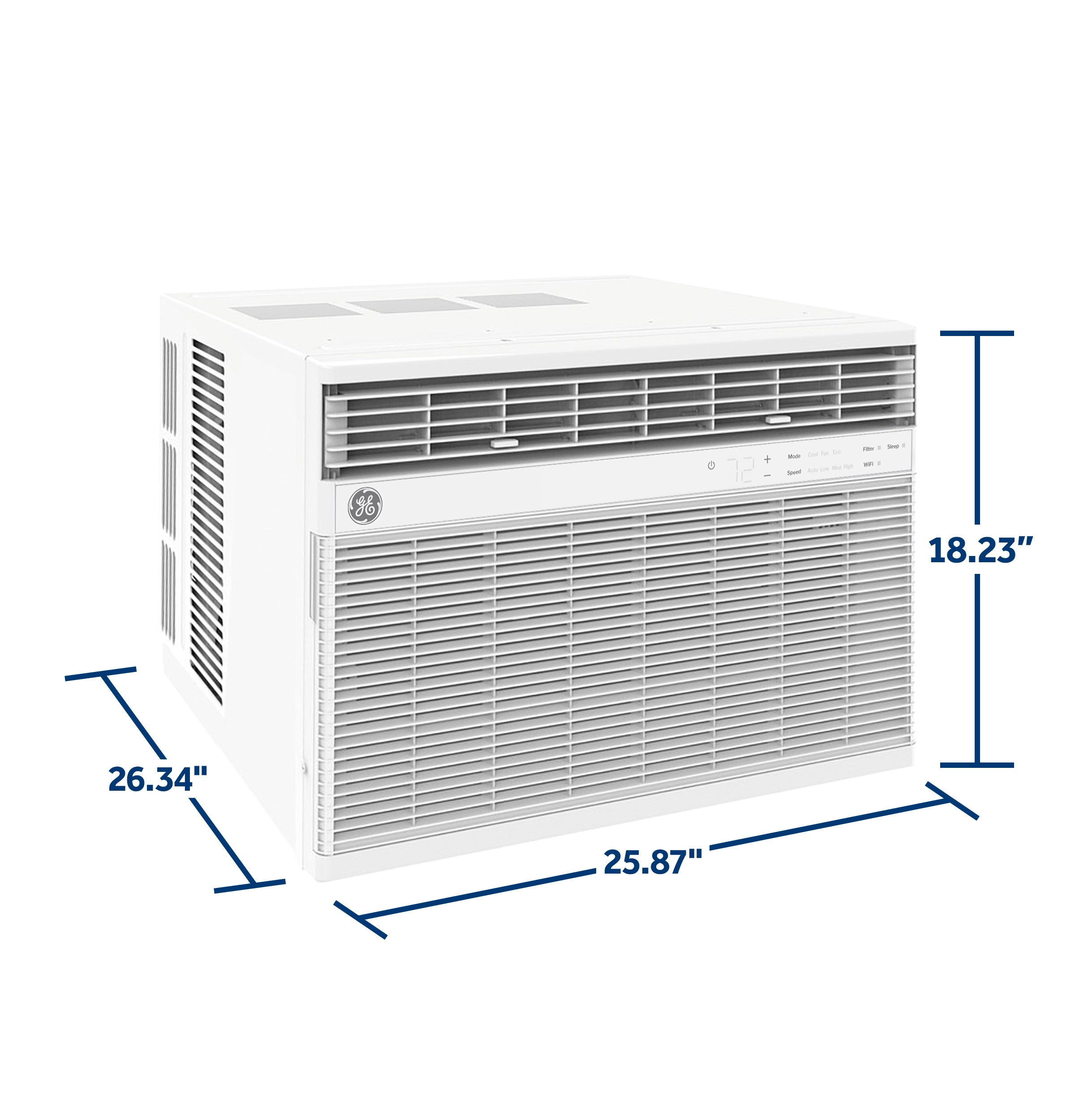 GE - CLSU AIR CONDITIONER 24K BTU - White - Air Conditioners - Additional View 3
