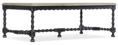 Hooker Furnishings - CIAO BELLA COCKTAIL TABLE - Light Brown|Black Wood - Tables