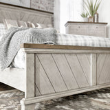 Steve Silver Furniture - Bear Creek King Bed - White - Faux Leather - Beds - Additional View 5