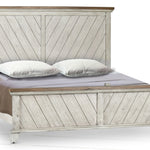 Steve Silver Furniture - Bear Creek King Bed - White - Faux Leather - Beds - Additional View 7