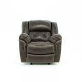 Hudson Leather Power Recliner - Chocolate