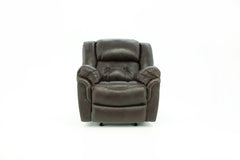 Hudson Leather Power Recliner - Chocolate