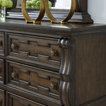 Ashley Furniture - MAYLEE DRESSER - Dark Brown Wood - Dresser & Mirror - Additional View 6