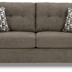 Ashley Furniture - Mahoney Sofa - Chocolate - Dark Brown Fabric - Sofas
