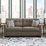 Ashley Furniture - Mahoney Sofa - Chocolate - Dark Brown Fabric - Sofas - Additional View 1