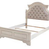 Ashley Furniture - Realyn Full Panel Bed - White Wood|Fabric - Beds - Additional View 3