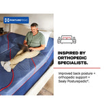 Tempur Sealy - DUPONT II HYBRID MEDIUM TWIN XL MATTRESS - Light Blue Fabric - Mattresses - Additional View 16