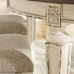 Ashley Furniture - Realyn Oval Dining Room Extension Table - Chipped White - Wood - Tables - Additional View 4