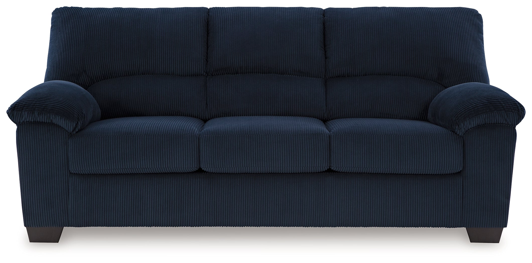 Ashley Furniture - Simplejoy Sofa - Navy - Blue Fabric - Sofas - Additional View 2