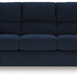 Ashley Furniture - Simplejoy Sofa - Navy - Blue Fabric - Sofas - Additional View 2