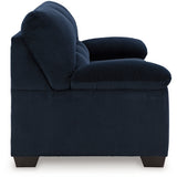 Ashley Furniture - Simplejoy Sofa - Navy - Blue Fabric - Sofas - Additional View 3