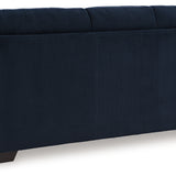 Ashley Furniture - Simplejoy Sofa - Navy - Blue Fabric - Sofas - Additional View 4