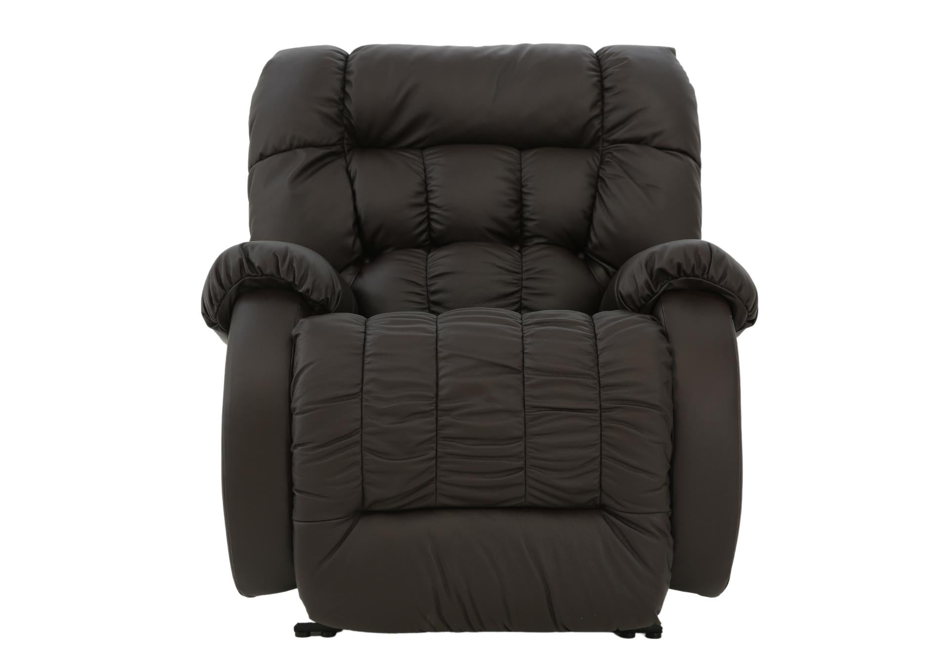 Rake Big Man's Recliner - Chocolate Leather