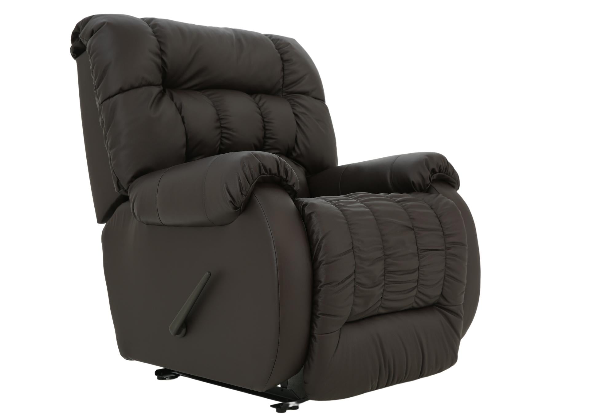 Rake Big Man's Recliner - Chocolate Leather - Additional View 1