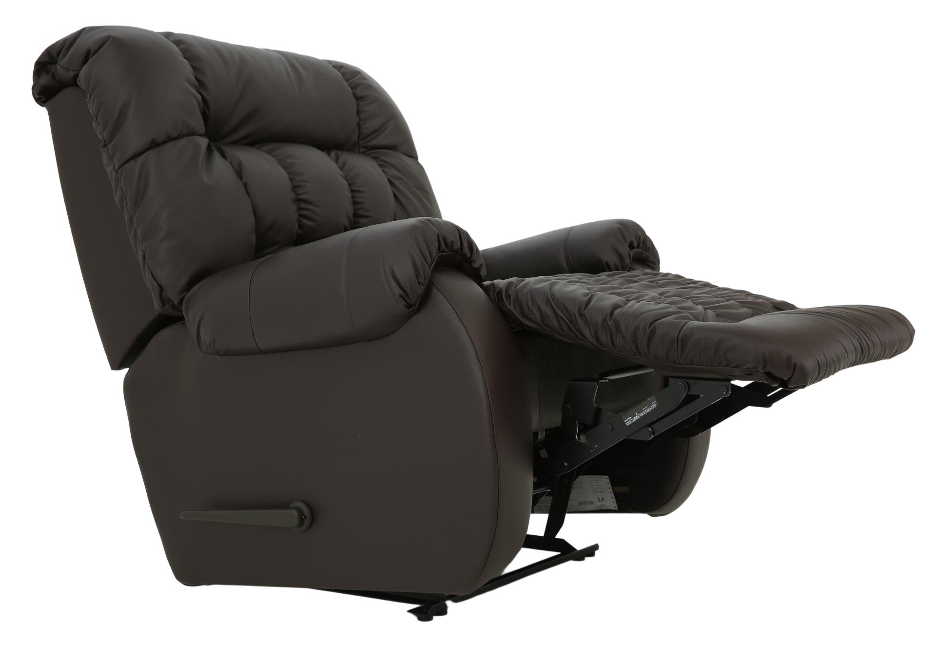 Rake Big Man's Recliner - Chocolate Leather - Additional View 2