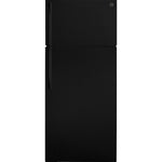 GE BLACK 17.5CU TOP-FREEZER REFRIGERATOR - Refrigerators