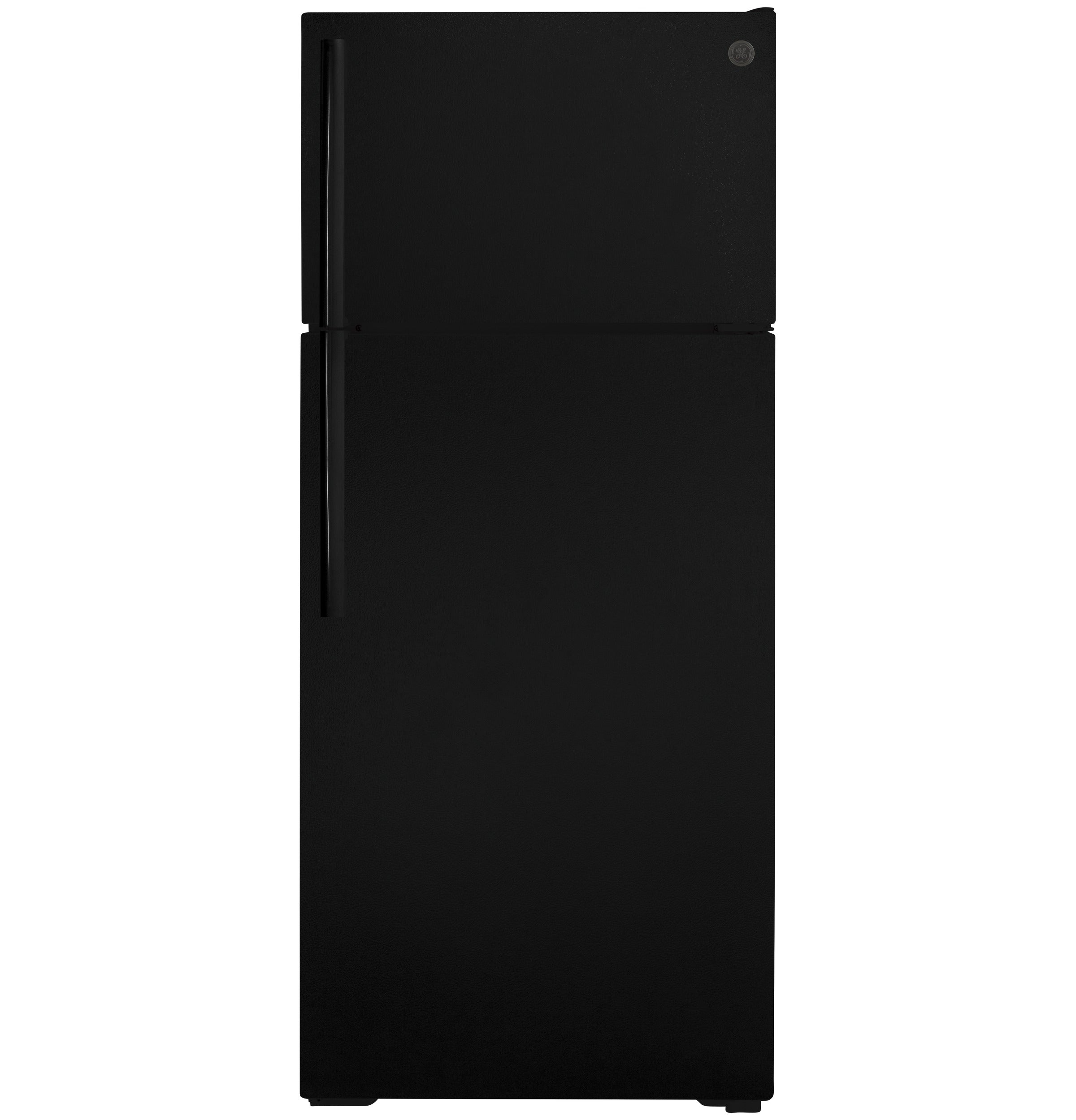 GE BLACK 17.5CU TOP-FREEZER REFRIGERATOR - Refrigerators