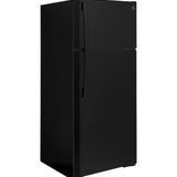 GE BLACK 17.5CU TOP-FREEZER REFRIGERATOR - Refrigerators - Additional View 2