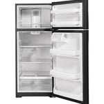 GE BLACK 17.5CU TOP-FREEZER REFRIGERATOR - Refrigerators - Additional View 3