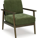 Ashley Furniture - Bixler Accent Chair - Olive - Green Fabric - Chairs
