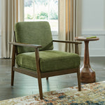 Ashley Furniture - Bixler Accent Chair - Olive - Green Fabric - Chairs - Additional View 1