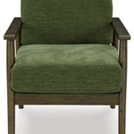 Ashley Furniture - Bixler Accent Chair - Olive - Green Fabric - Chairs - Additional View 2